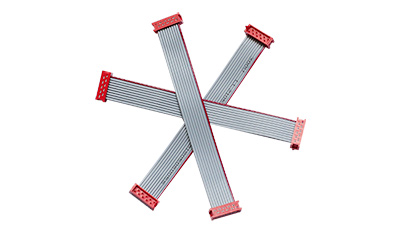 IDC插頭2651灰排線紅色插頭線束 IDC插頭2651灰排線紅色插頭線束